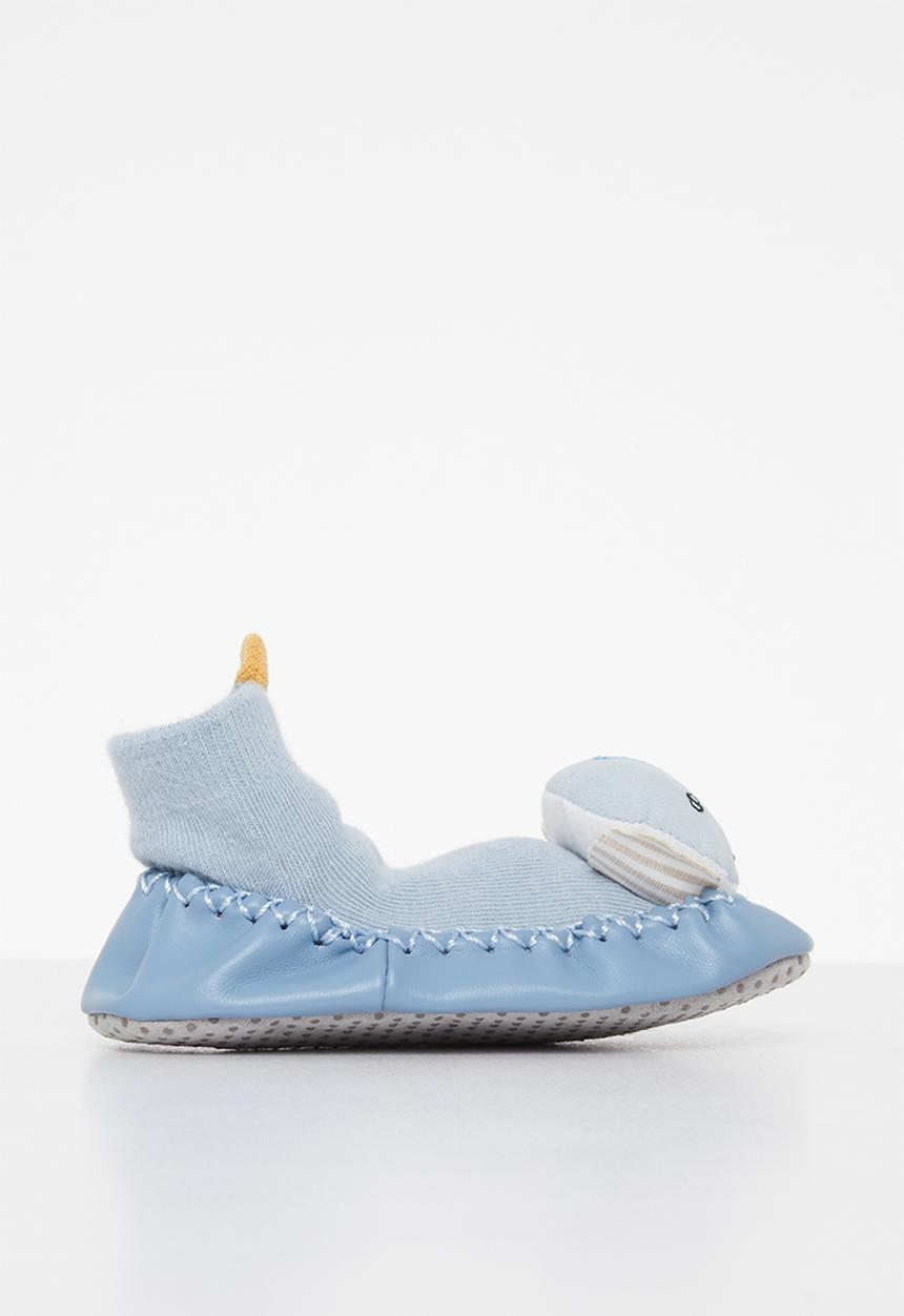 Pop Candy - Elephant sock bootie - blue