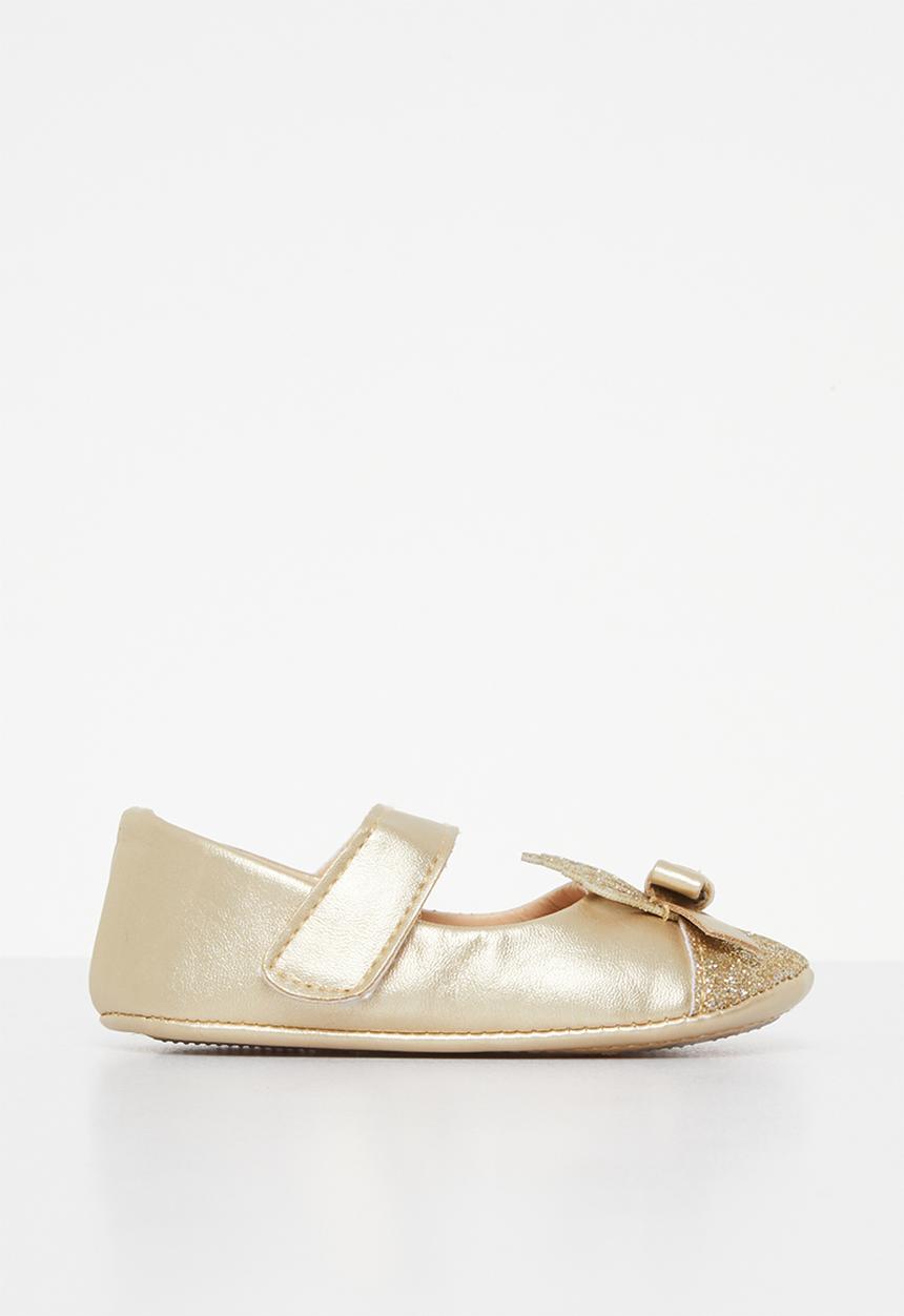 Pop Candy - Baby pump with crown - gold