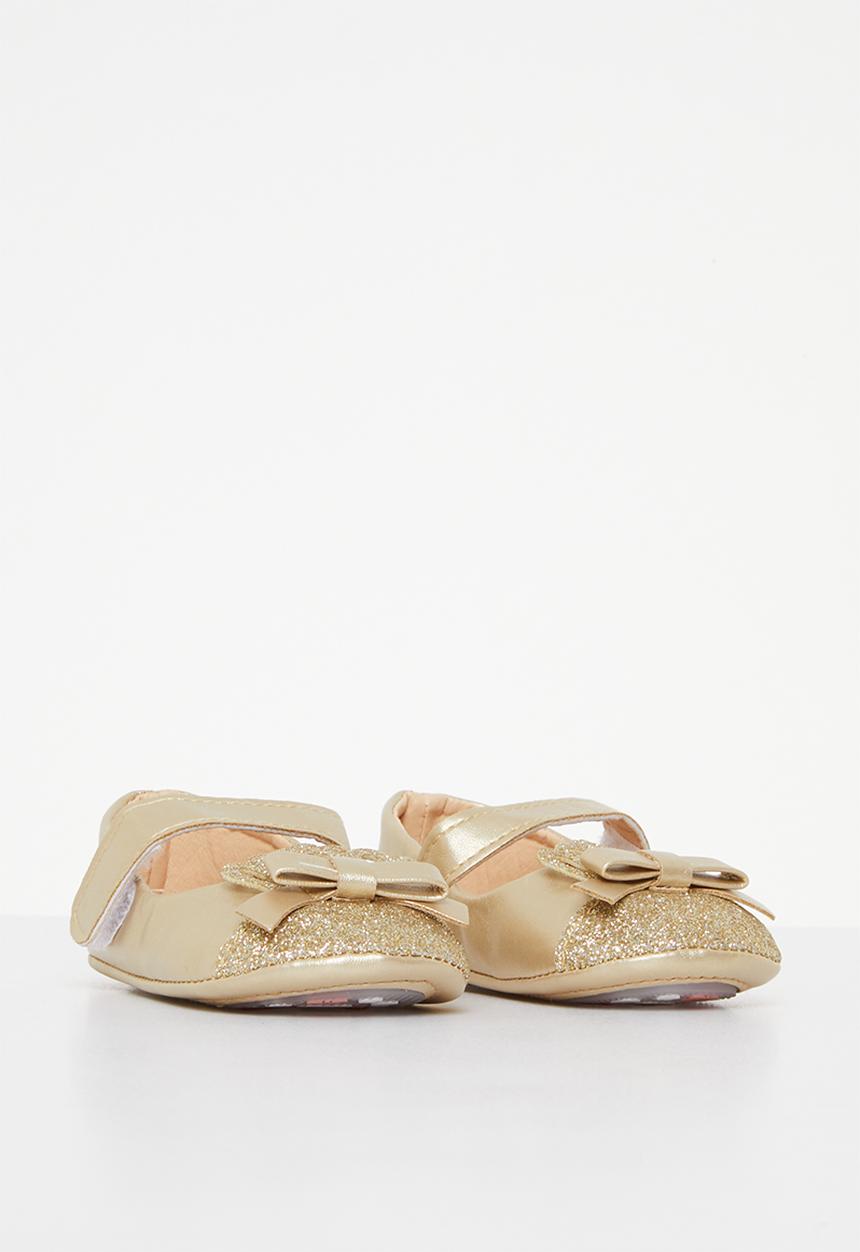 Pop Candy - Baby pump with crown - gold
