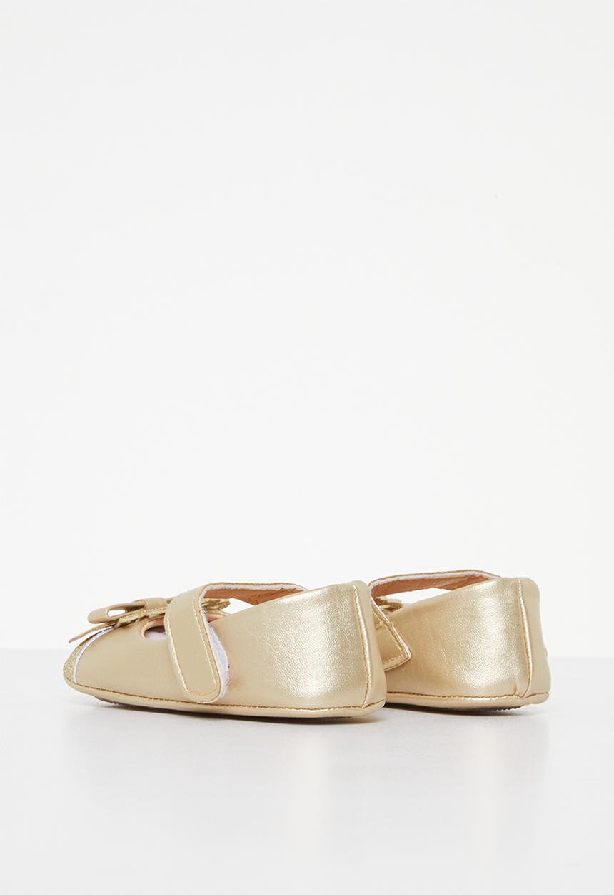 Pop Candy - Baby pump with crown - gold