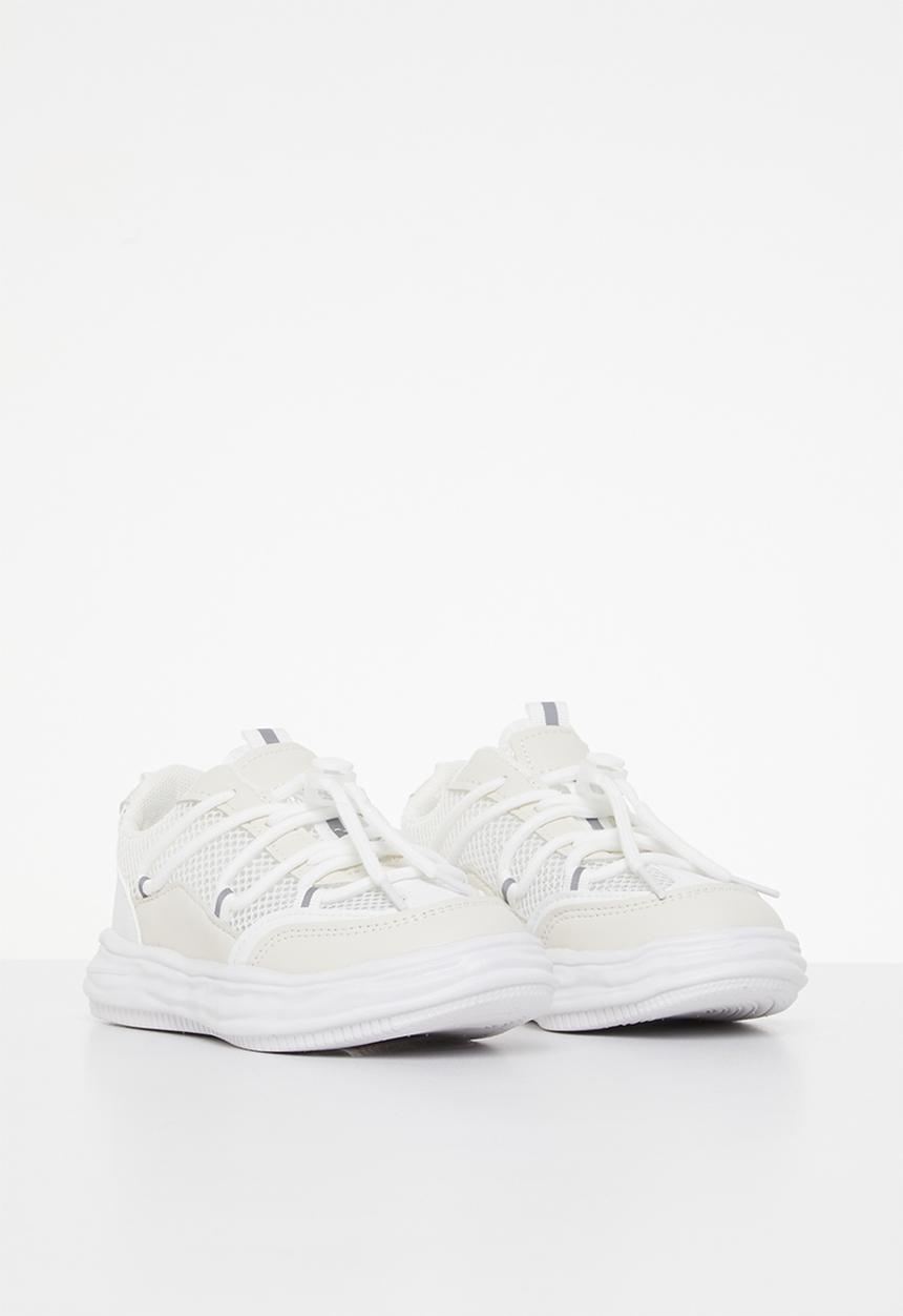 Pop Candy - Sneaker with mesh detail - white