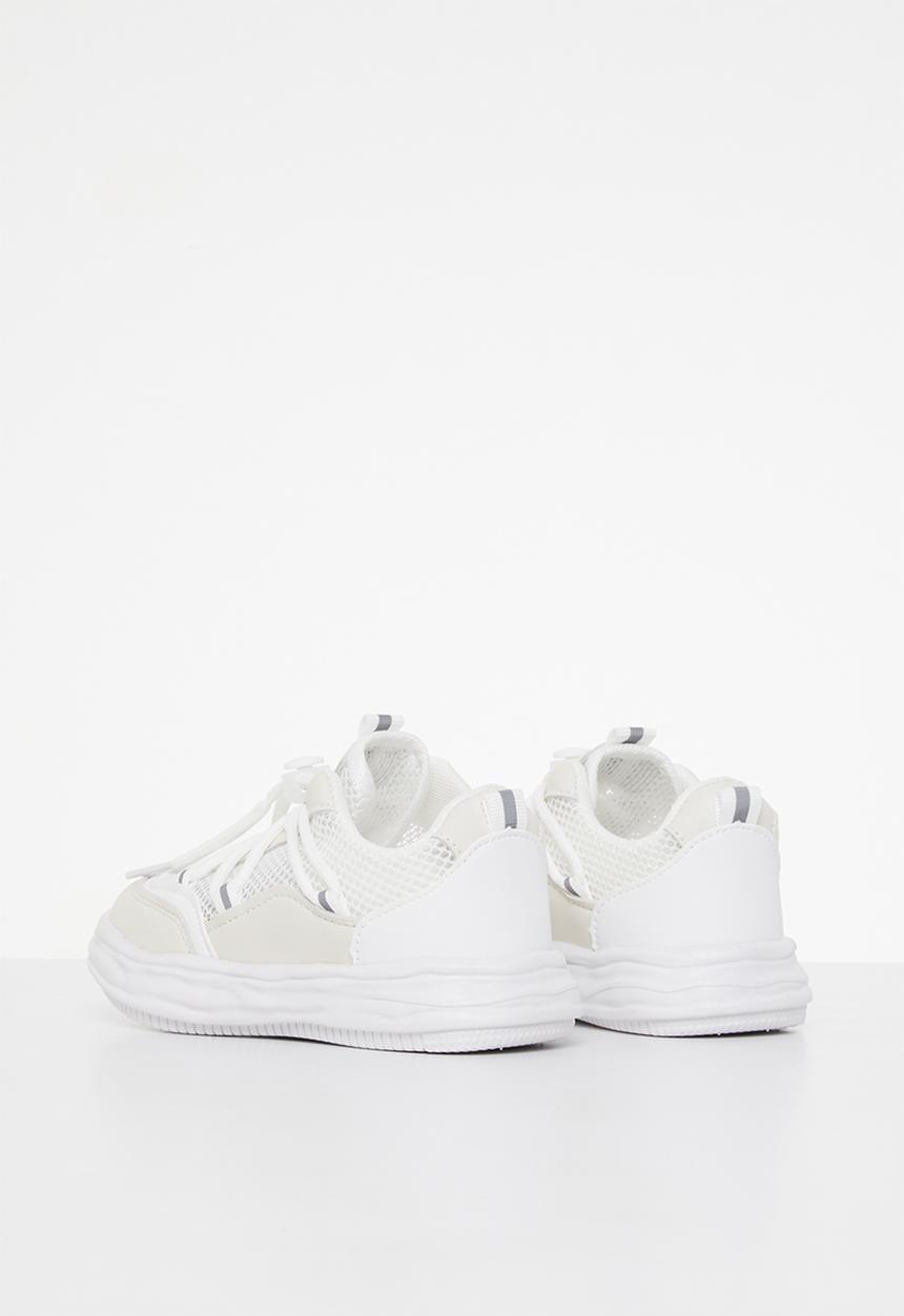 Pop Candy - Sneaker with mesh detail - white