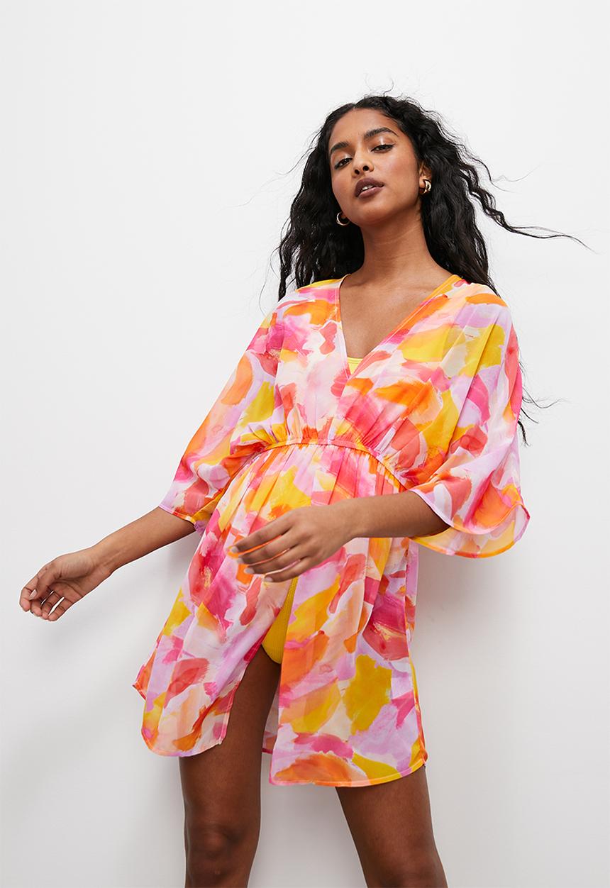 Superbalist - Short kaftan - artistic paintstroke