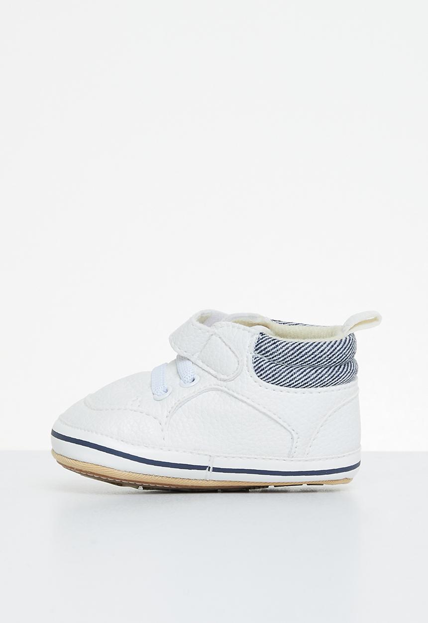 Pop Candy - Baby sneaker with velcro strap - white