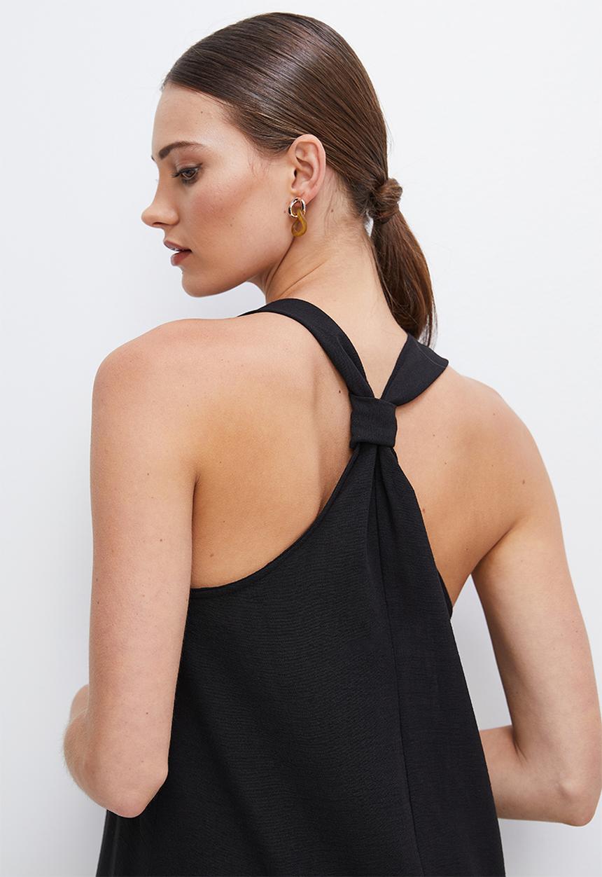 edit - Knot detail maxi - black