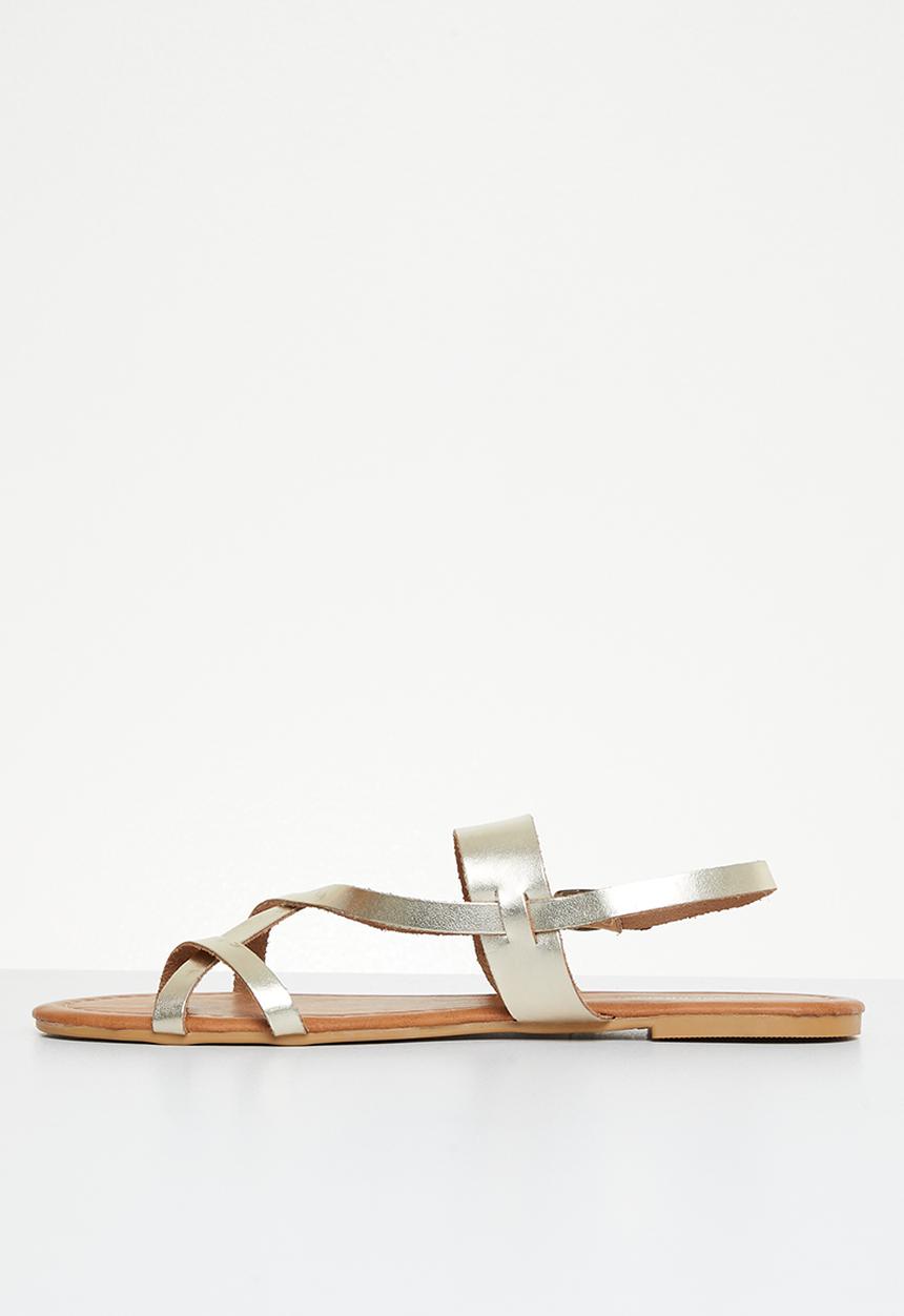Superbalist - Sutton ankle tie sandal - gold