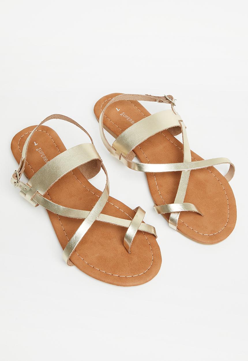 Superbalist - Sutton ankle tie sandal - gold