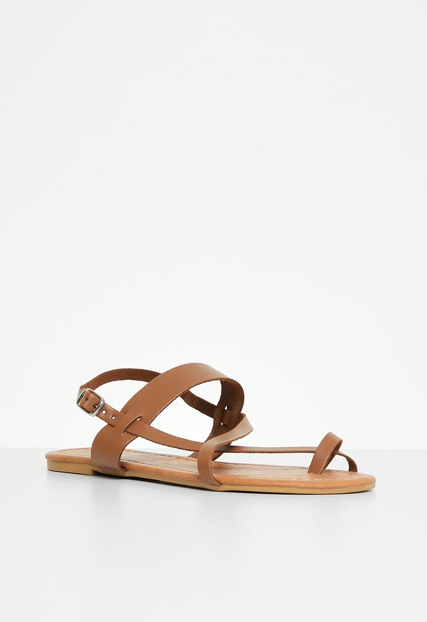 Superbalist - Sutton ankle tie sandal - tan