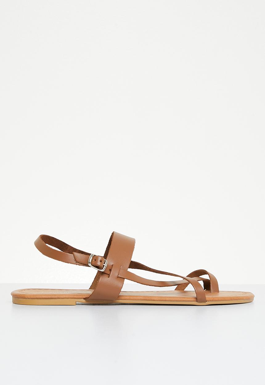 Superbalist - Sutton ankle tie sandal - tan