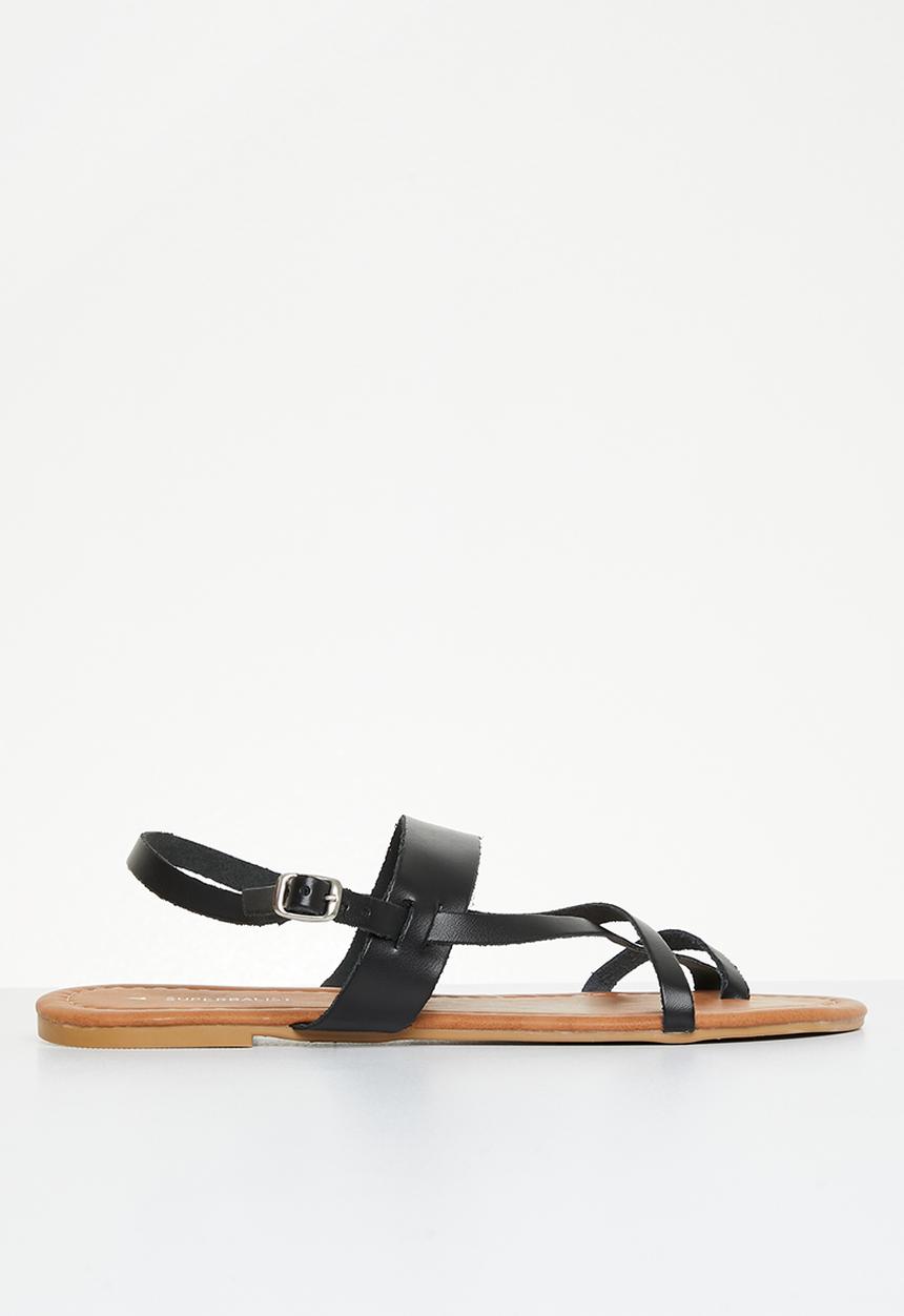 Superbalist - Sutton ankle tie sandal - black