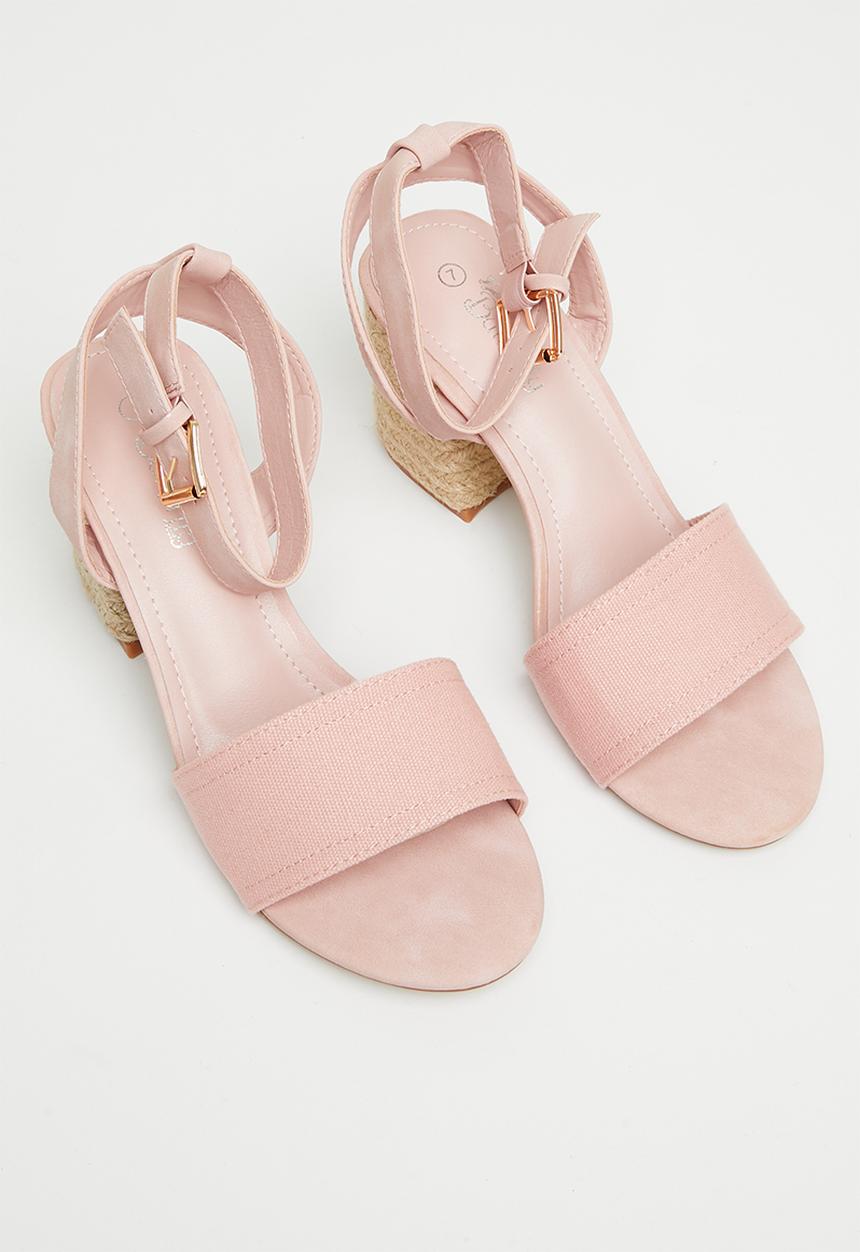 Butterfly Feet - Daria 2 block heel - pink
