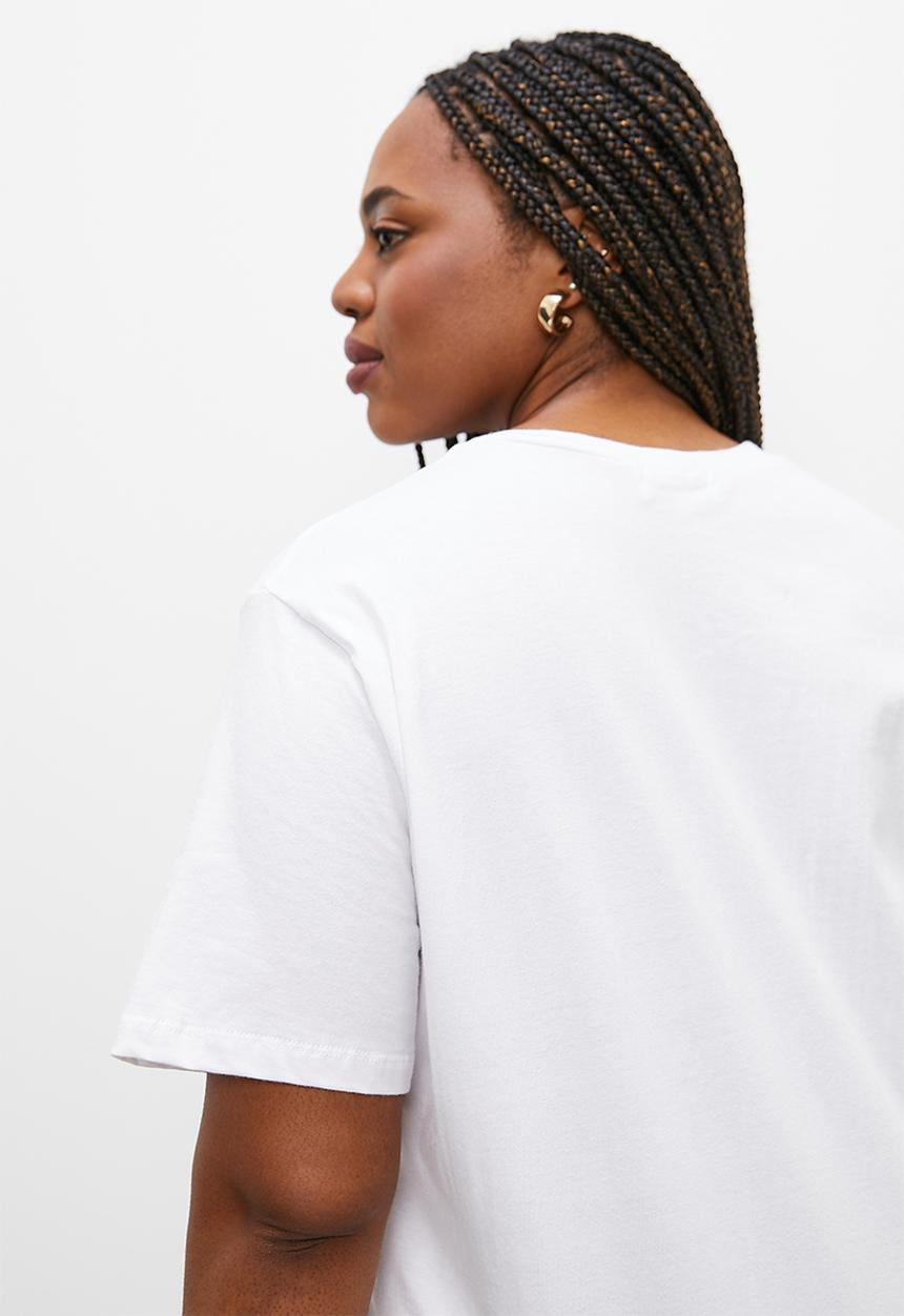 Superbalist - Basic crew graphic tee - white03
