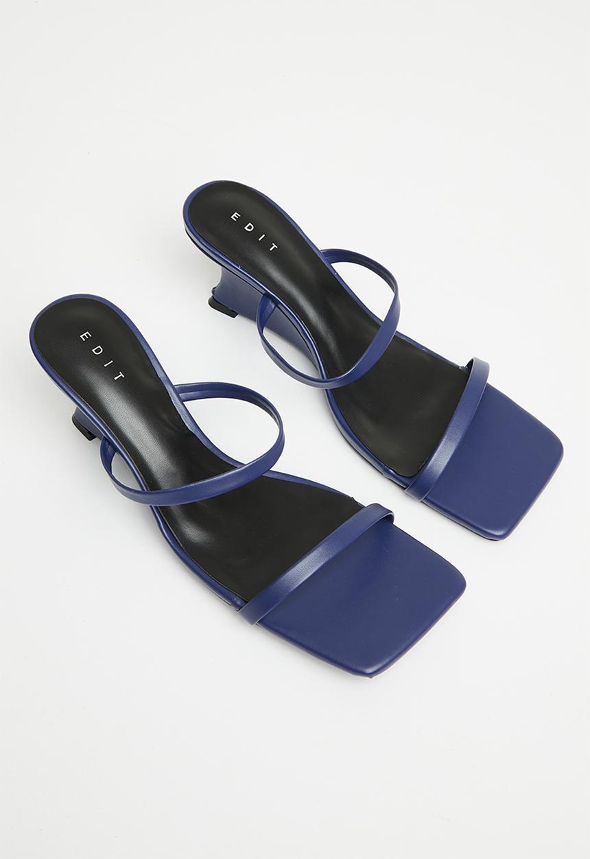 edit - Samira wedge mule - navy