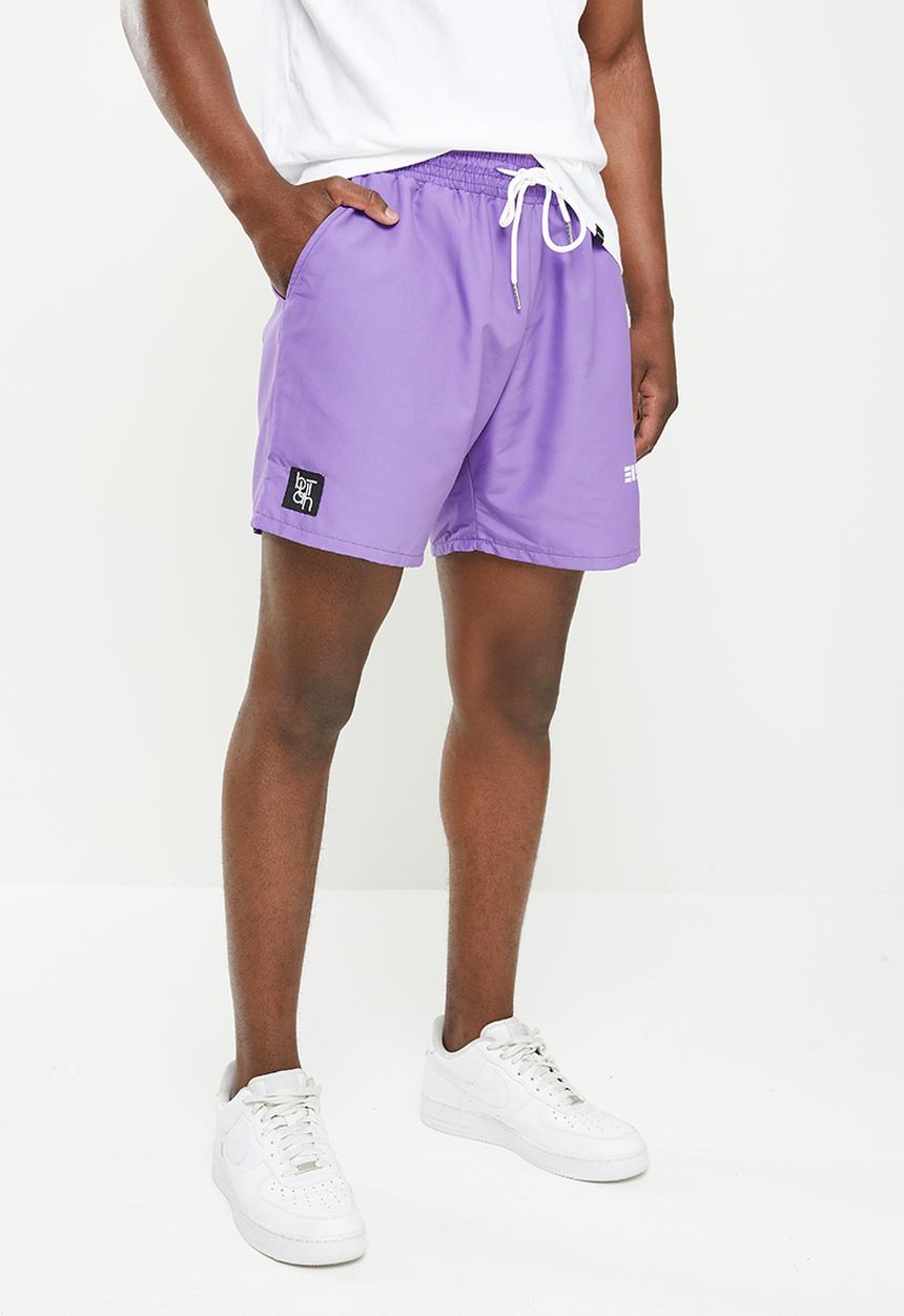 Butan - Classic connections beach shorts - lavender
