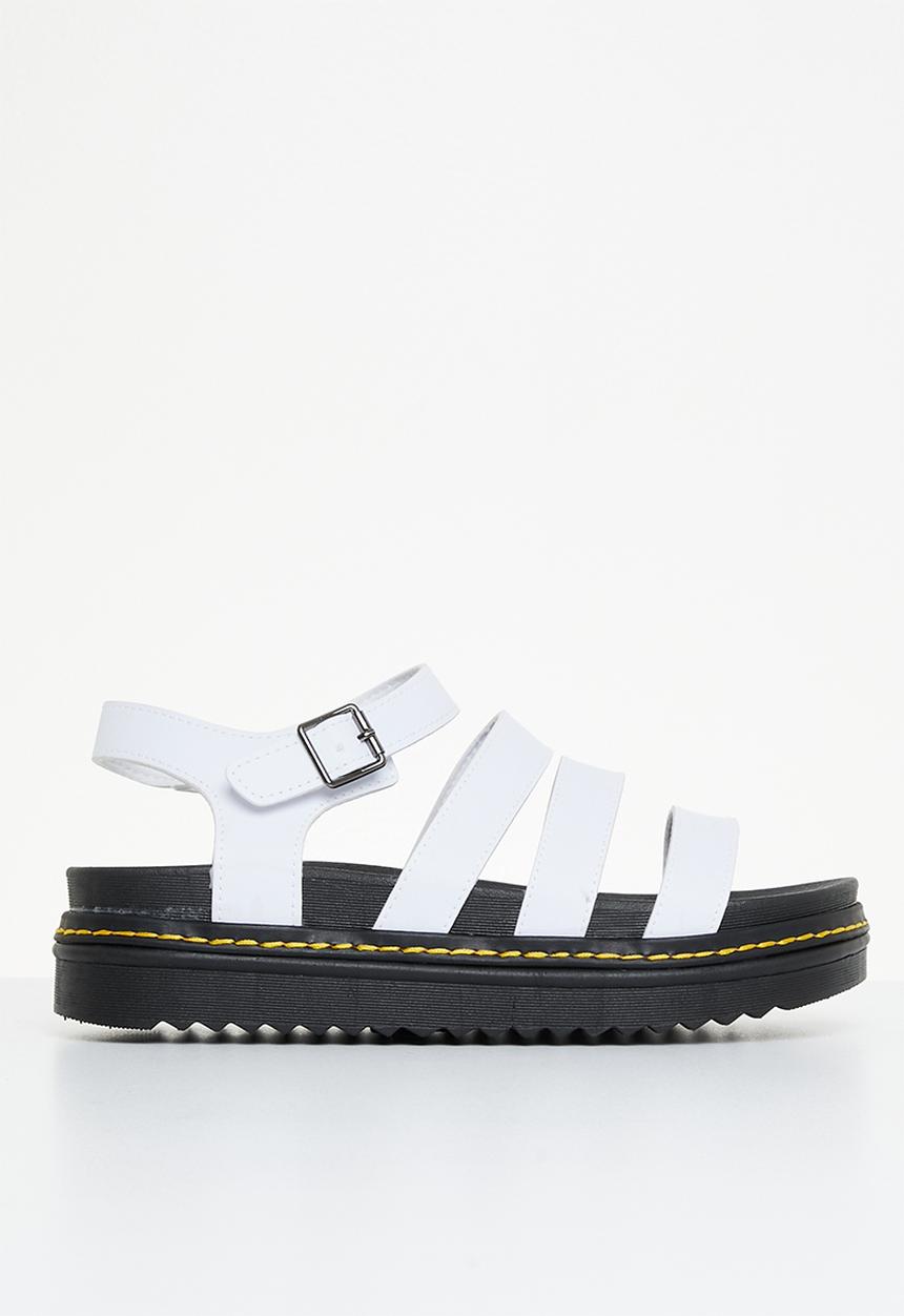 Madison® - Collins chunky tie sandal - white