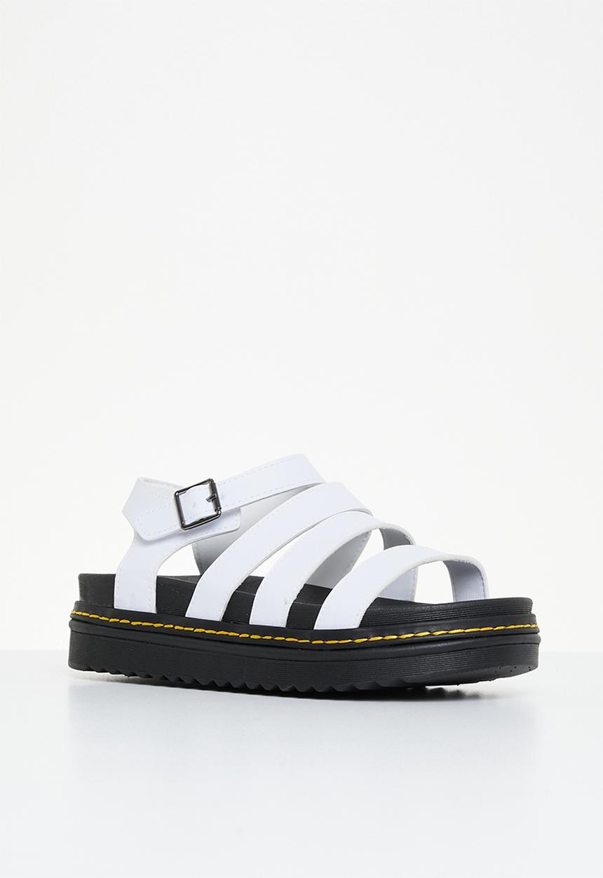 Madison® - Collins chunky tie sandal - white