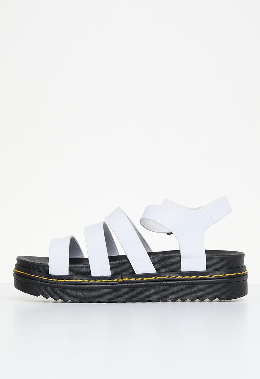 Madison® - Collins chunky tie sandal - white