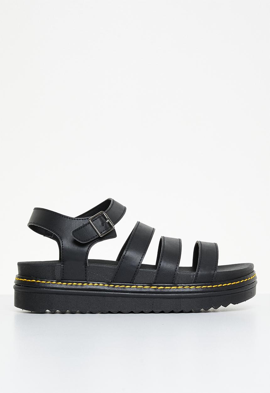 Madison® - Collins chunky tie sandal - black