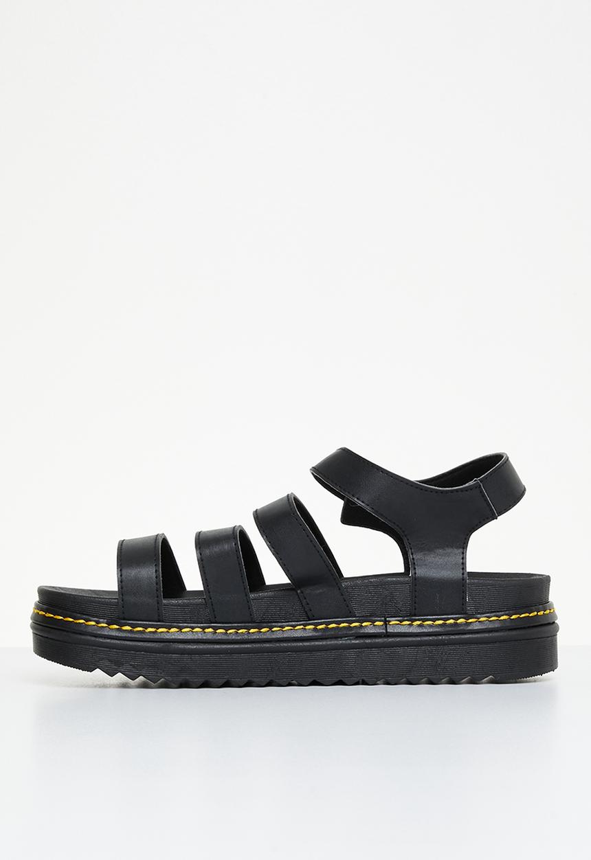 Madison® - Collins chunky tie sandal - black
