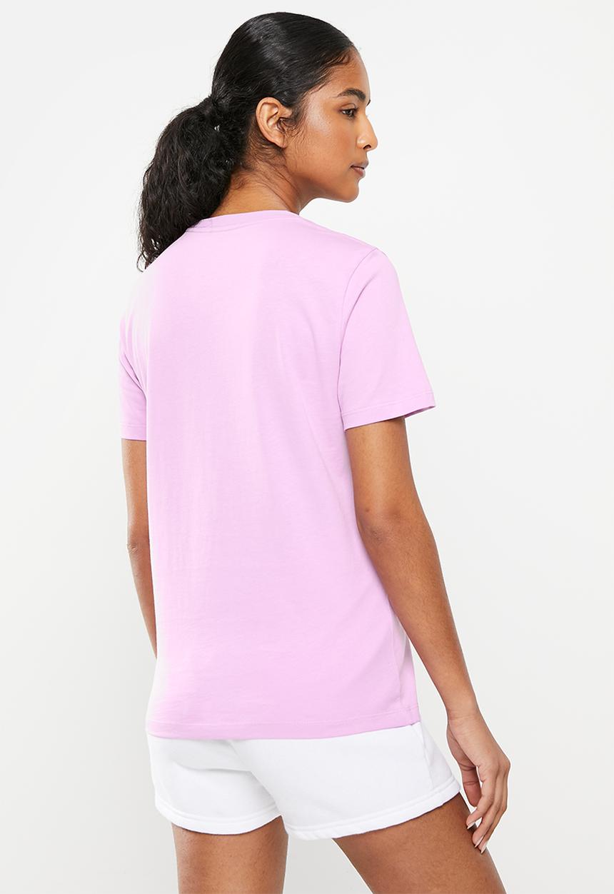 adidas Performance - W blt2 performance short sleeve tee - bliss lilac & white