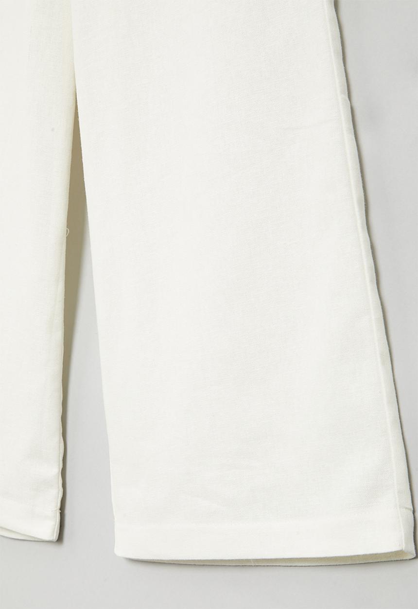 Superbalist - Wide leg pant with pocket - white