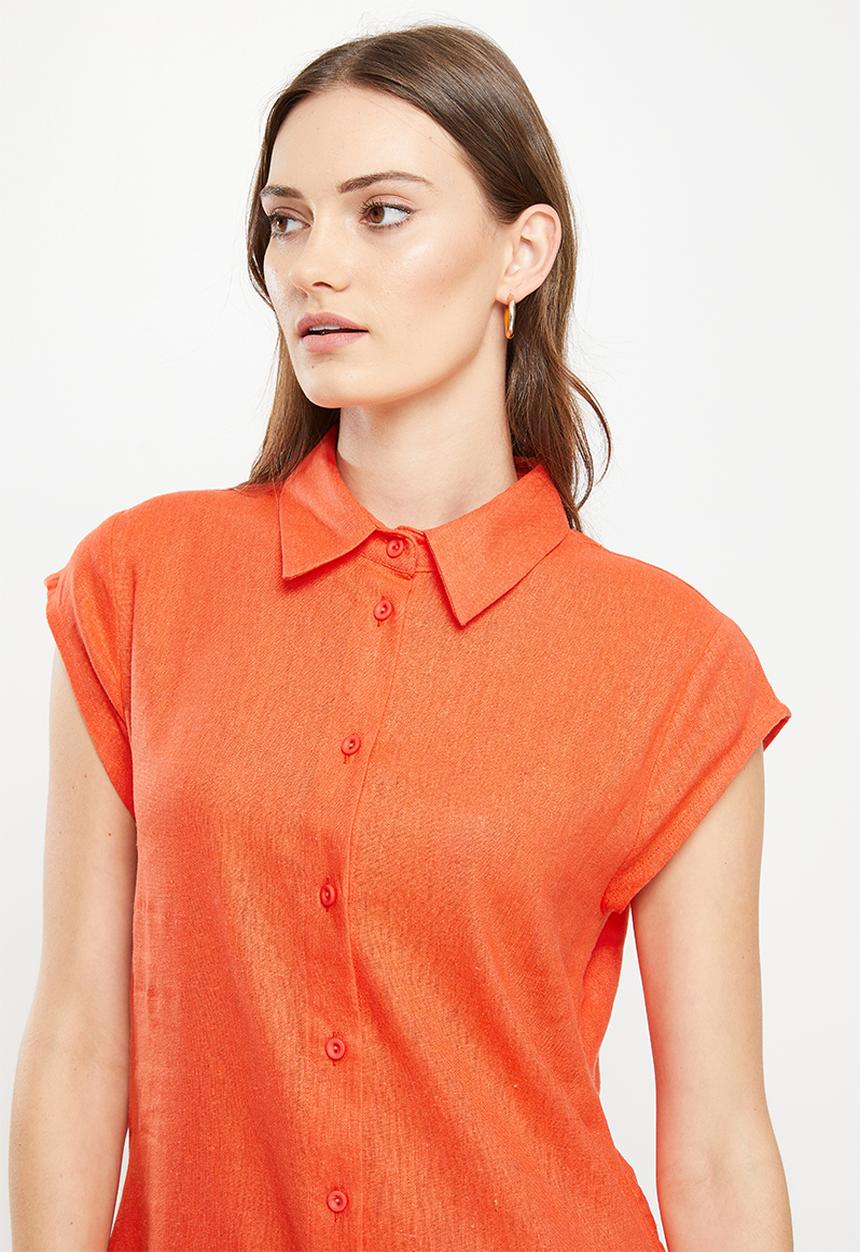 AMANDA LAIRD CHERRY - Glen tunic - orange