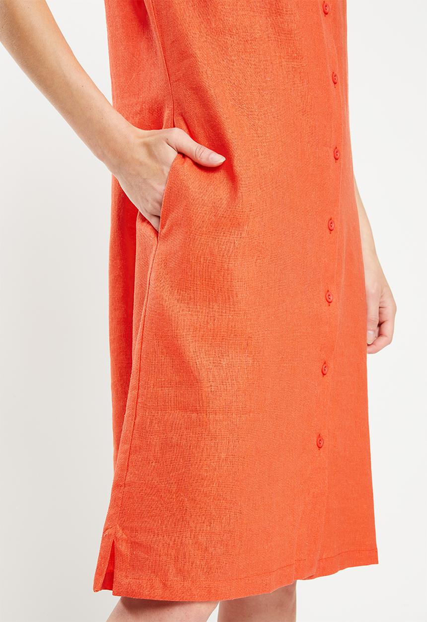 AMANDA LAIRD CHERRY - Glen tunic - orange