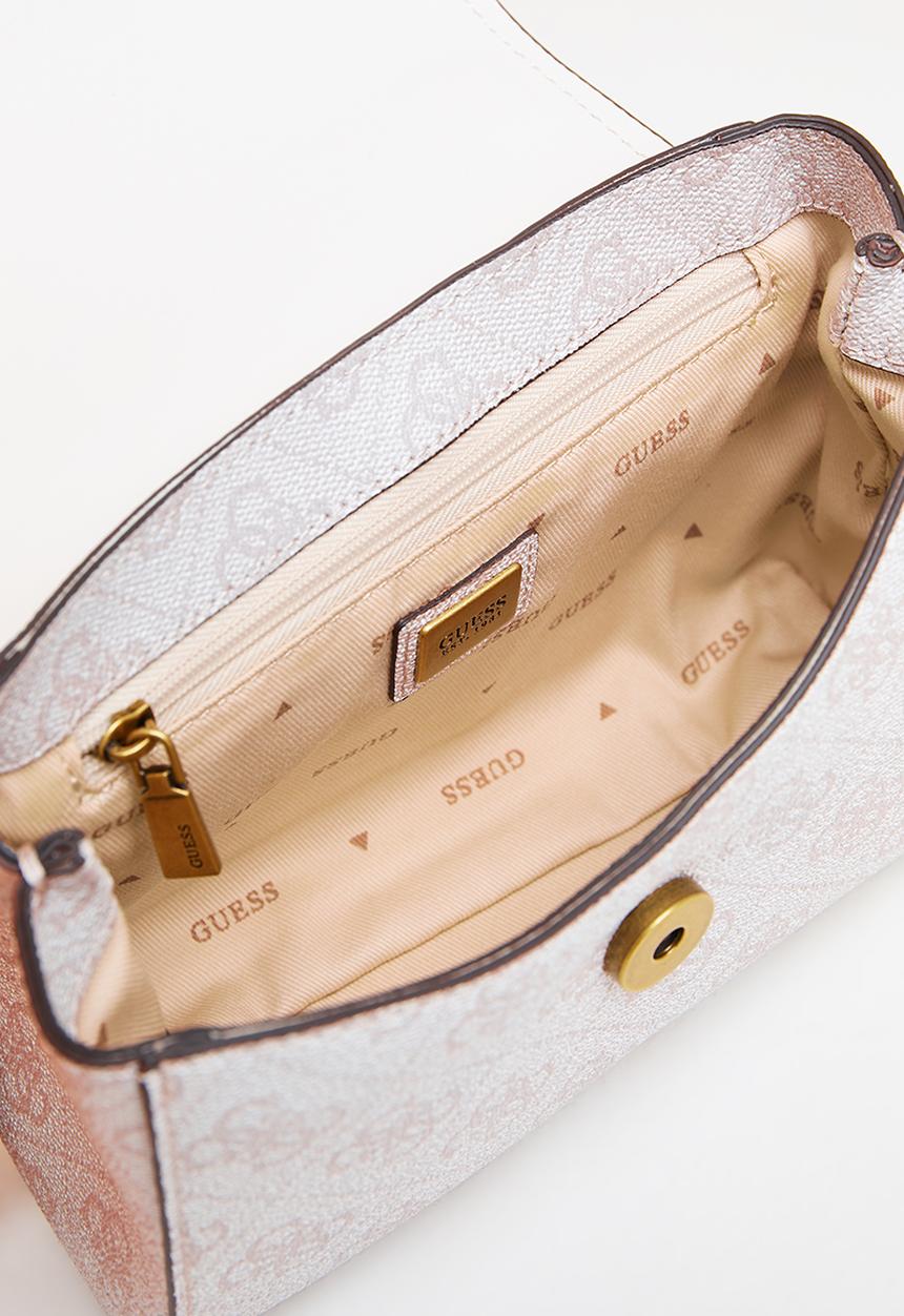 GUESS - Rossana mini crossbody flap - dove 