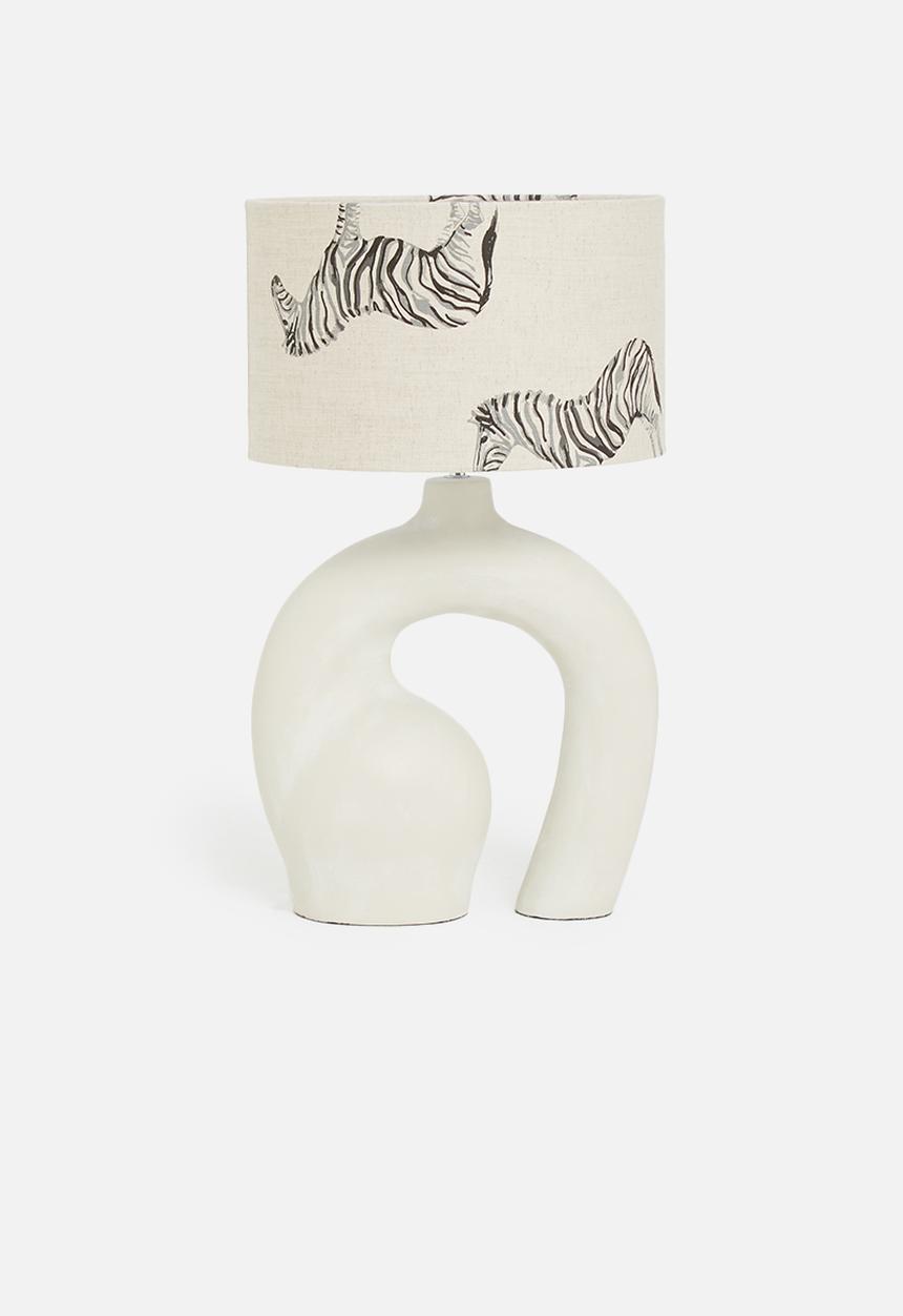 Sixth Floor - Intra barrell lampshade - black & white