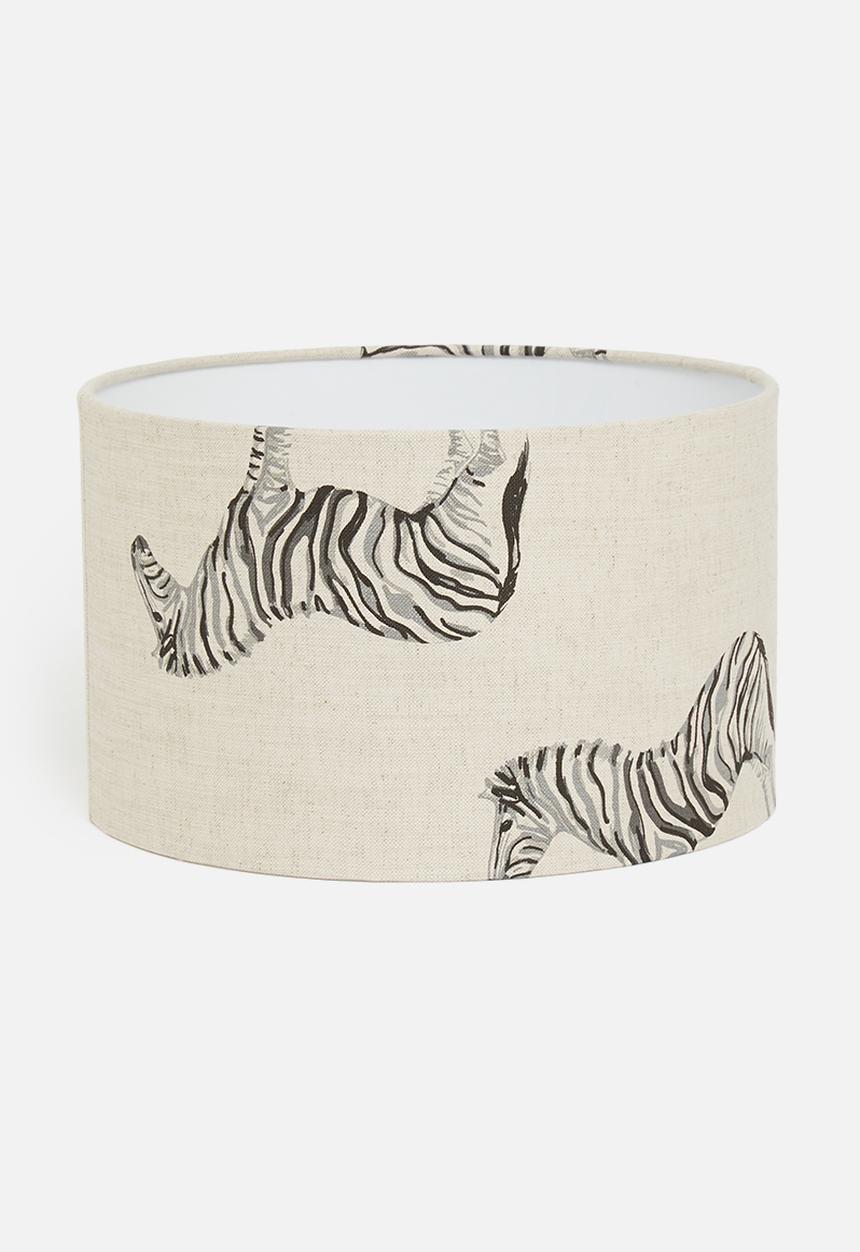Sixth Floor - Intra barrell lampshade - black & white