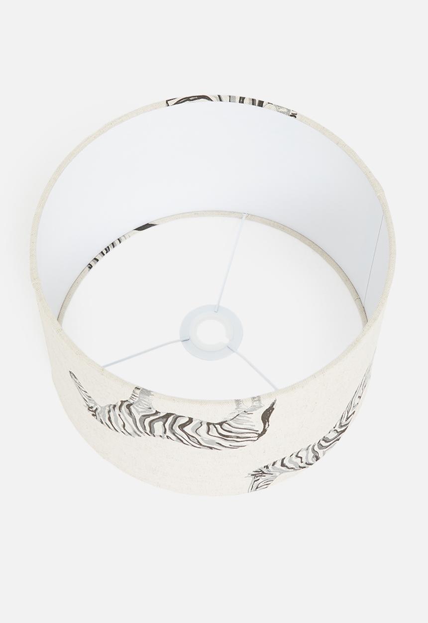 Sixth Floor - Intra barrell lampshade - black & white