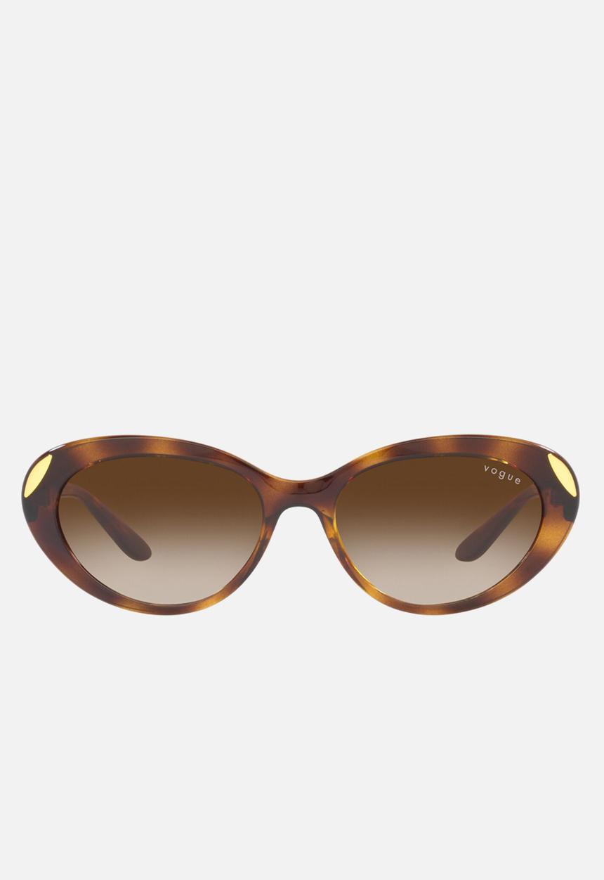 Vogue Eyewear - Vogue in vogue 0vo5456s 55 sunglasses - dark havana