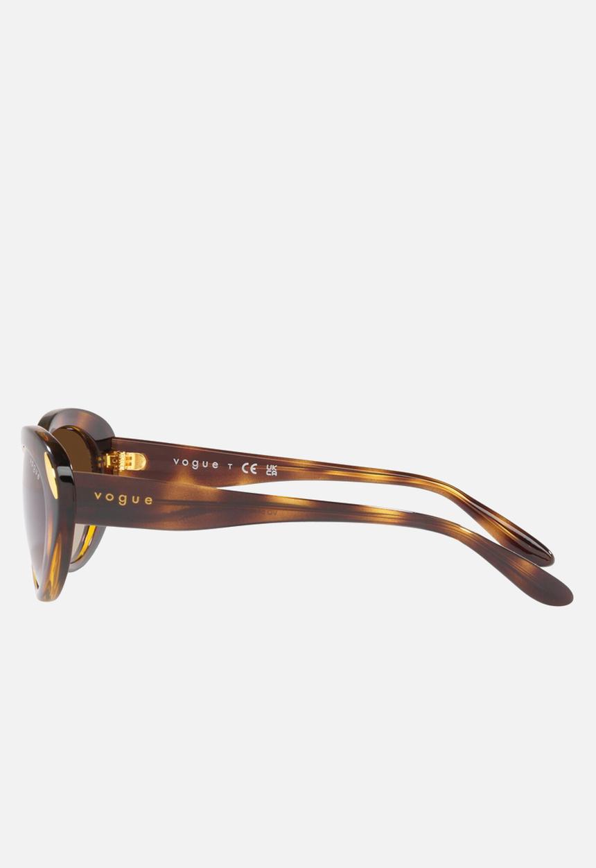 Vogue Eyewear - Vogue in vogue 0vo5456s 55 sunglasses - dark havana