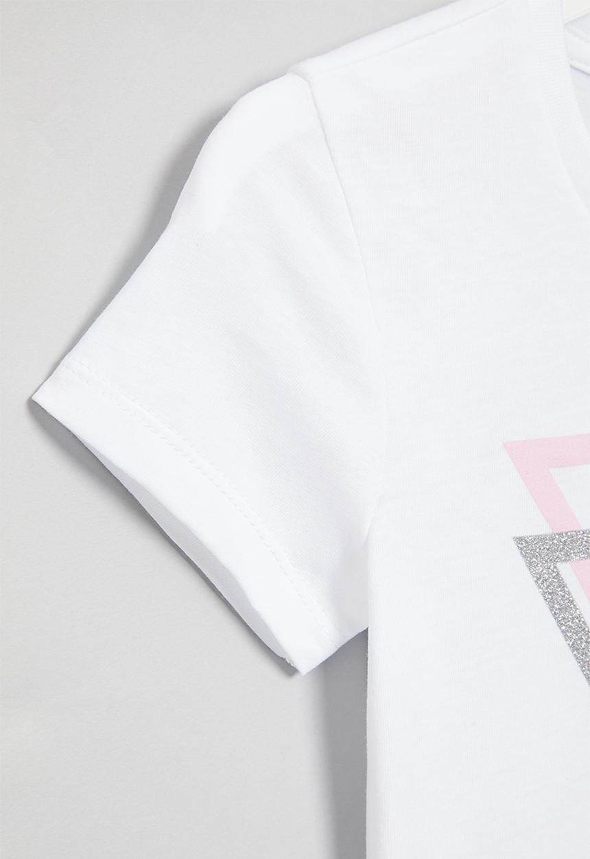 GUESS - Short sleeve logo tee - white