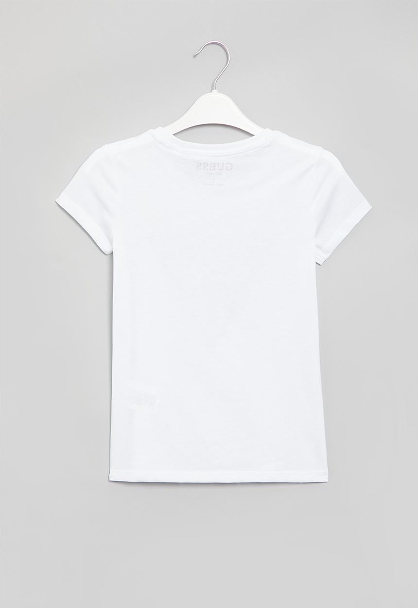 GUESS - Short sleeve logo tee - white