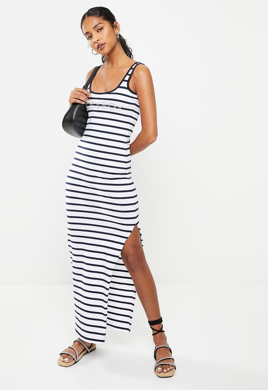 SISSY BOY - Novella: maxi sleeveless dress - stripe