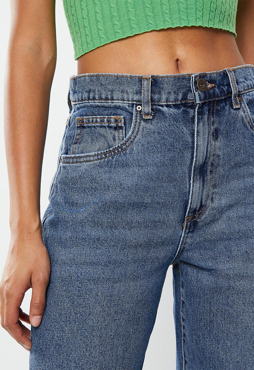 Cotton On - Loose straight jean - artic blue