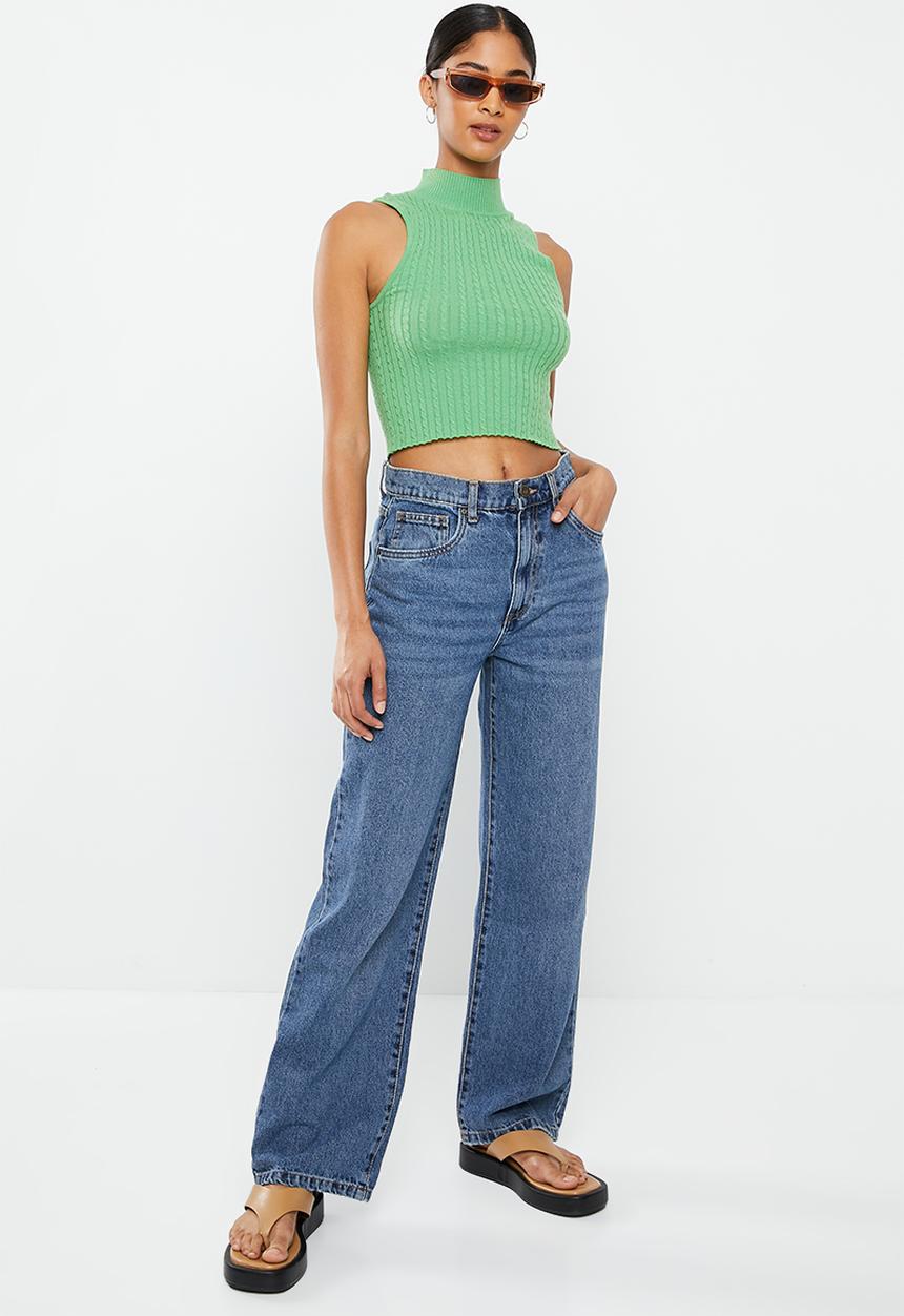 Cotton On - Loose straight jean - artic blue
