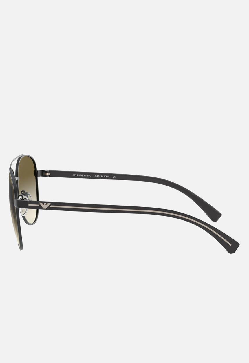 Emporio Armani - Emporio armani 0ea2059 61 modern sunglasses - matte gunmetal