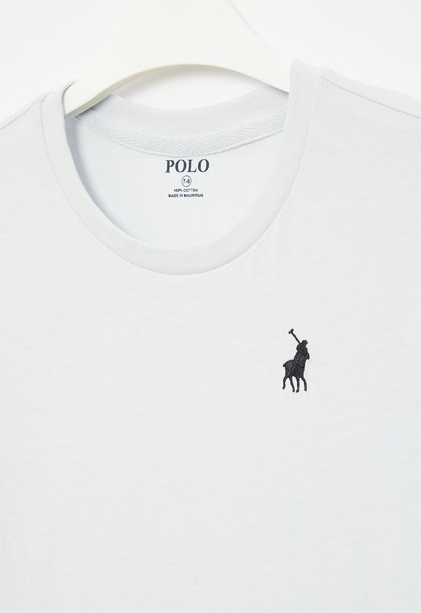 POLO - Boys classic ss tee - grey