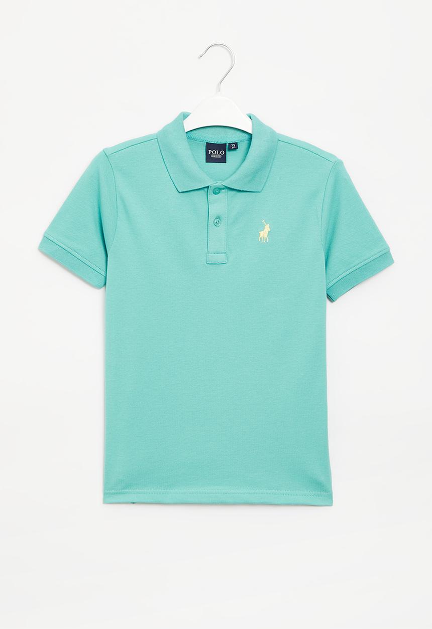 POLO - Boys classic ss golfer - blue