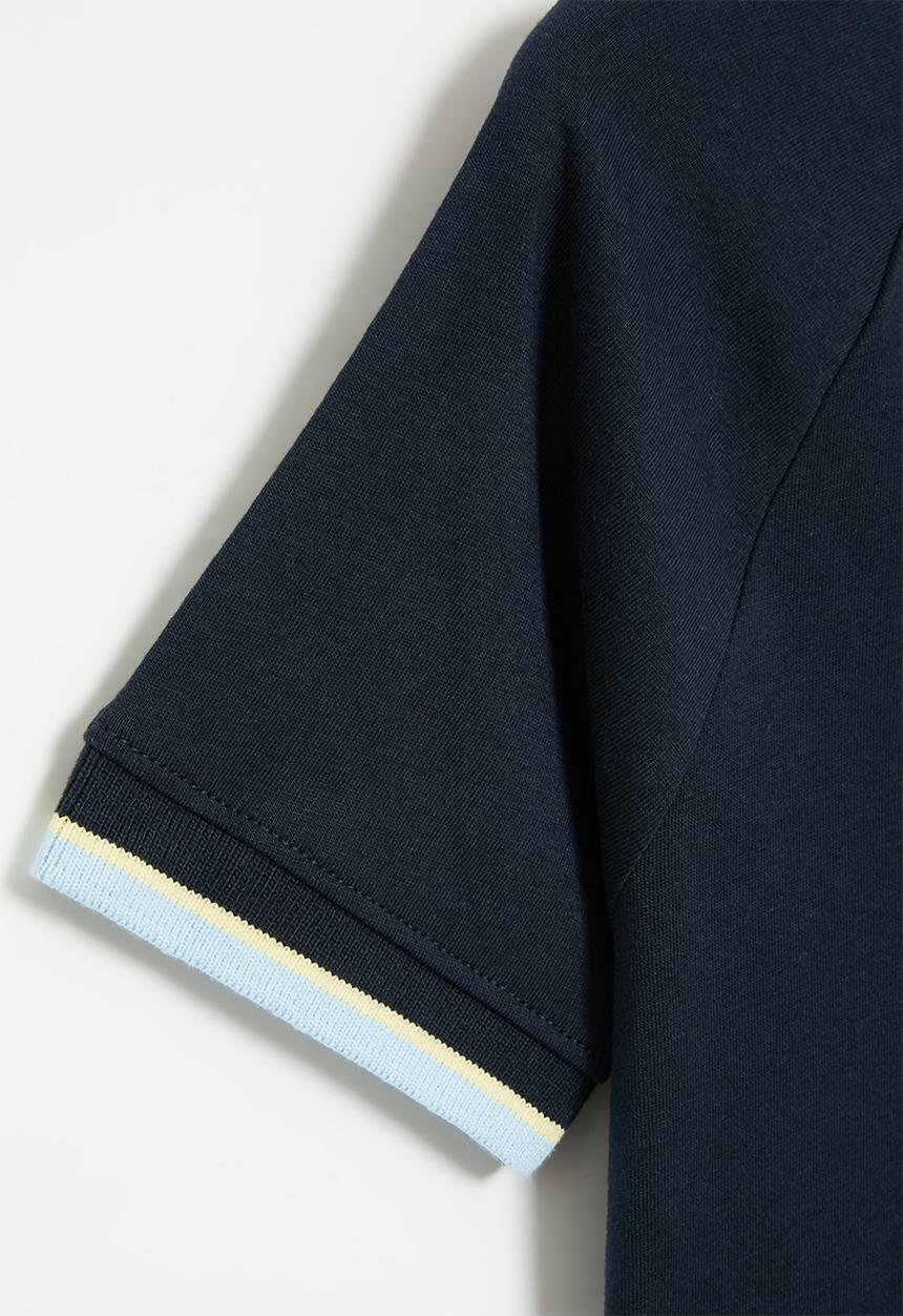 POLO - Boys raglan sleeved golfer - navy