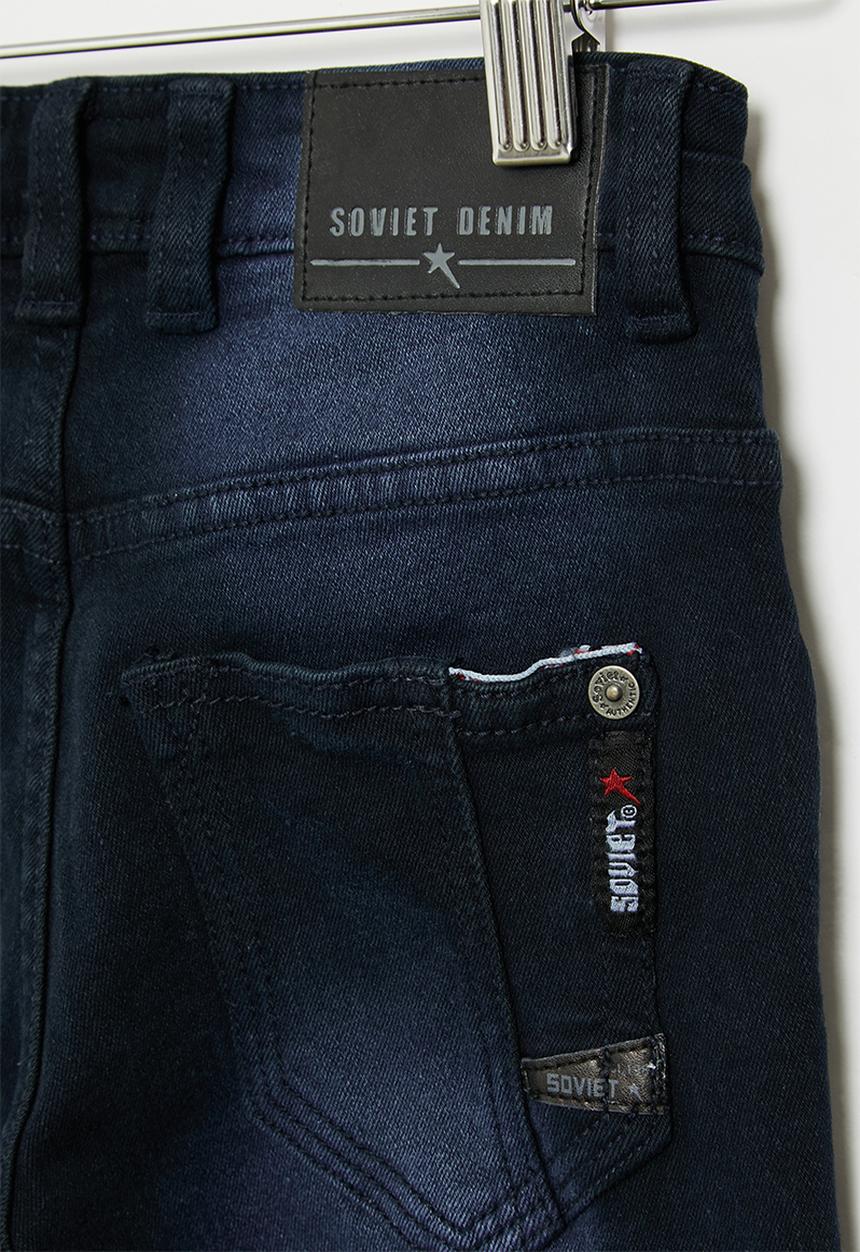 SOVIET - B chosen boys denim short - blue black