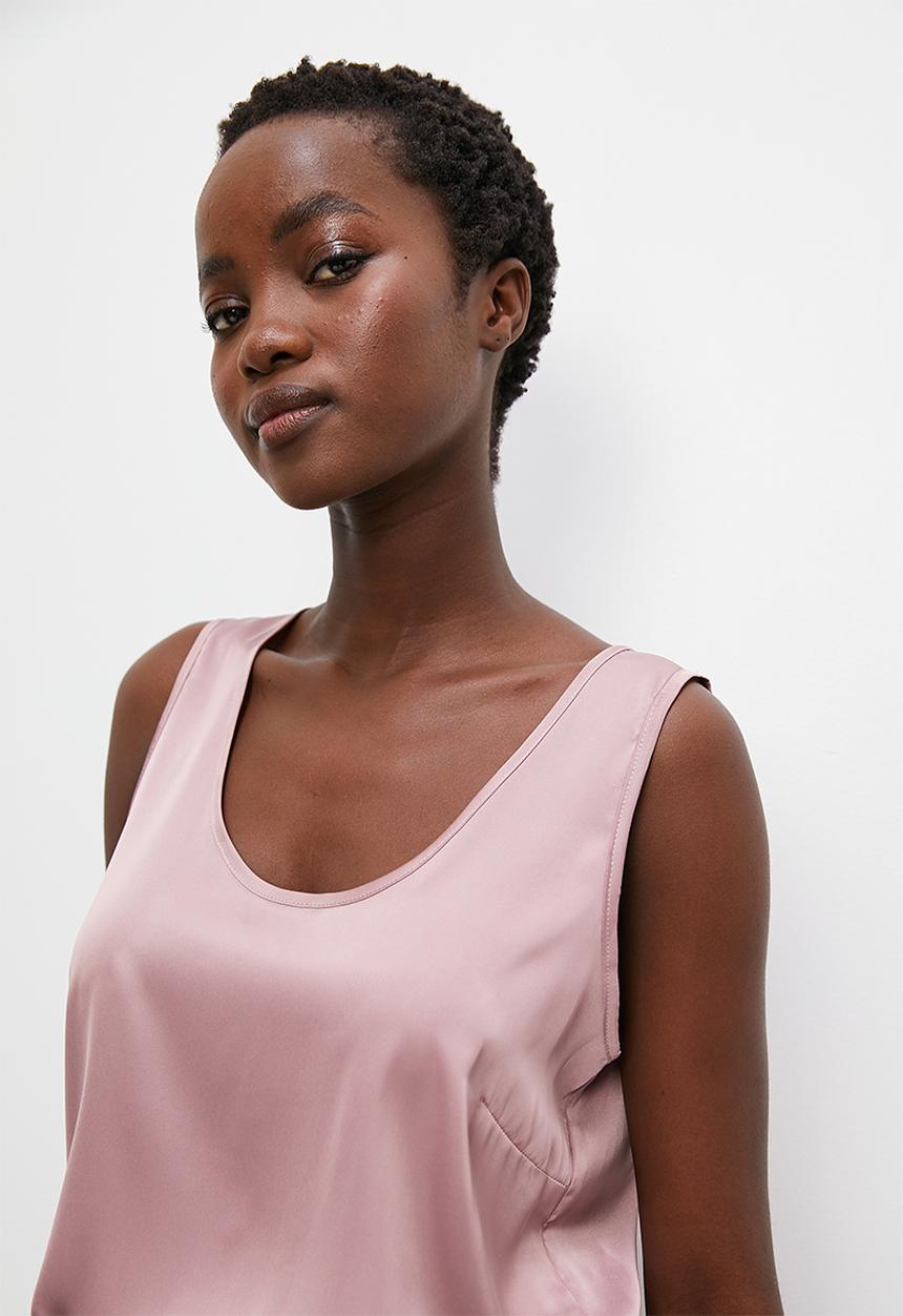 Superbalist - Sleep vest & shorts set - deep mauve