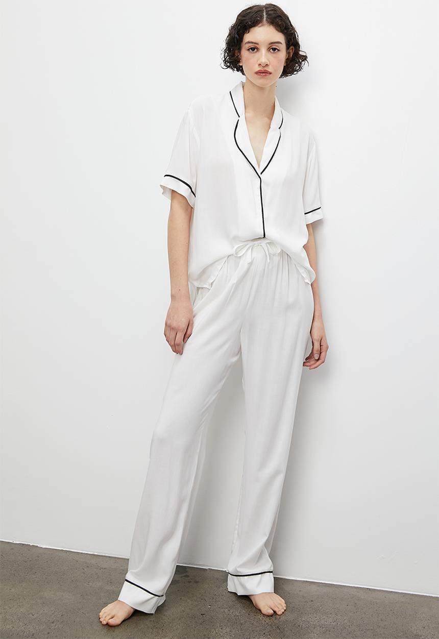Superbalist - Sleep short sleeve & pants set - ecru