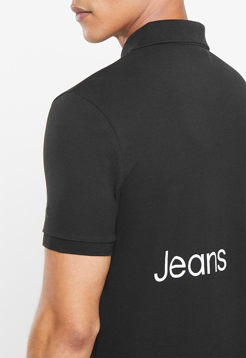 Calvin Klein - Institutional blocking polo - ck black