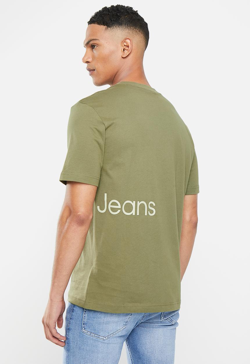 Calvin Klein - Institutional blocking tee - burnt olive