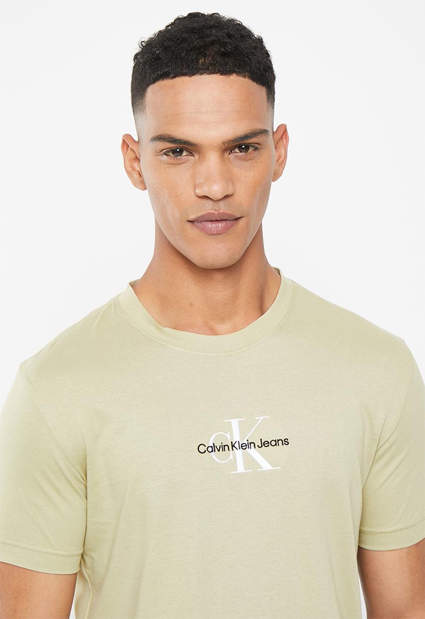 Calvin Klein - Monogram logo tee - wheat fields