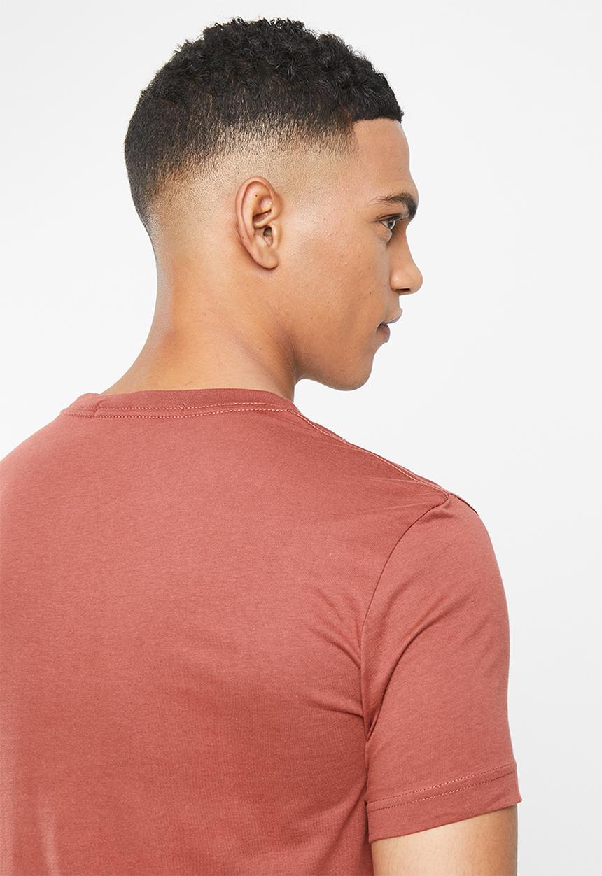 Calvin Klein - Monogram logo tee - terracotta tile