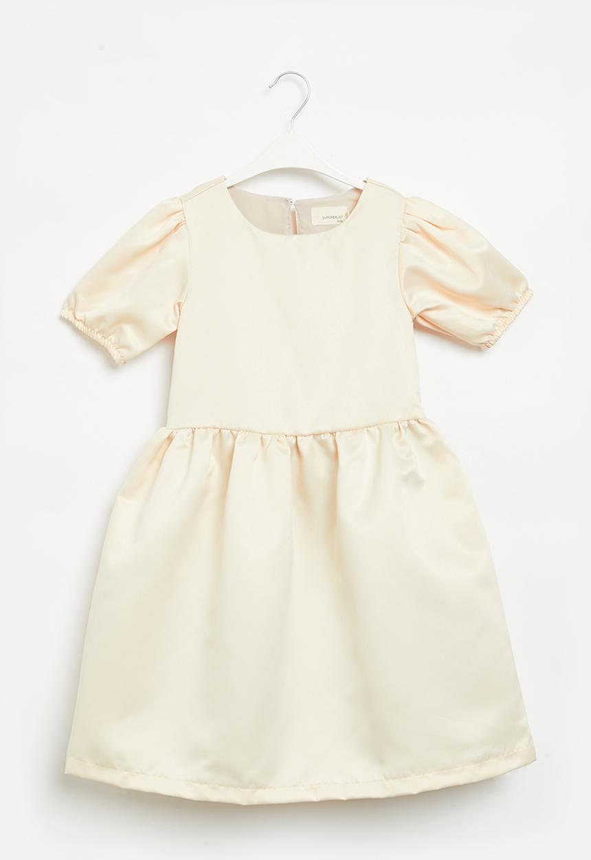 Superbalist - Puff sleeve occasion dress - cream